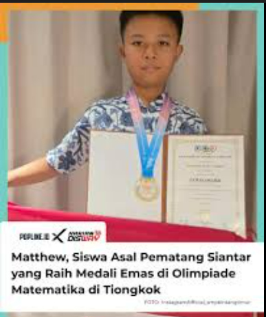 Prestasi Siswa Olimpiade
